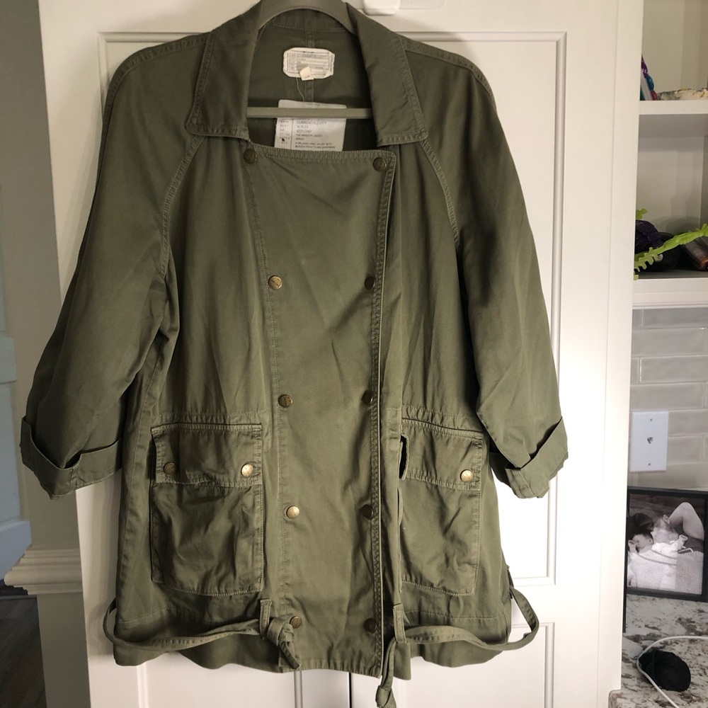 Current/Elliott Khaki Utility Jacket - image 2